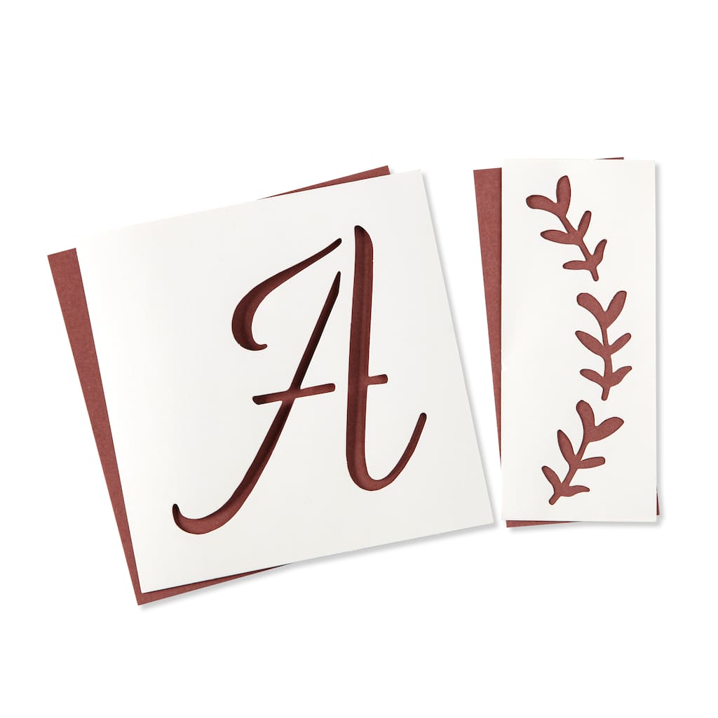 Find The Monogram Stencil Pack By Craft Smart At Michaels